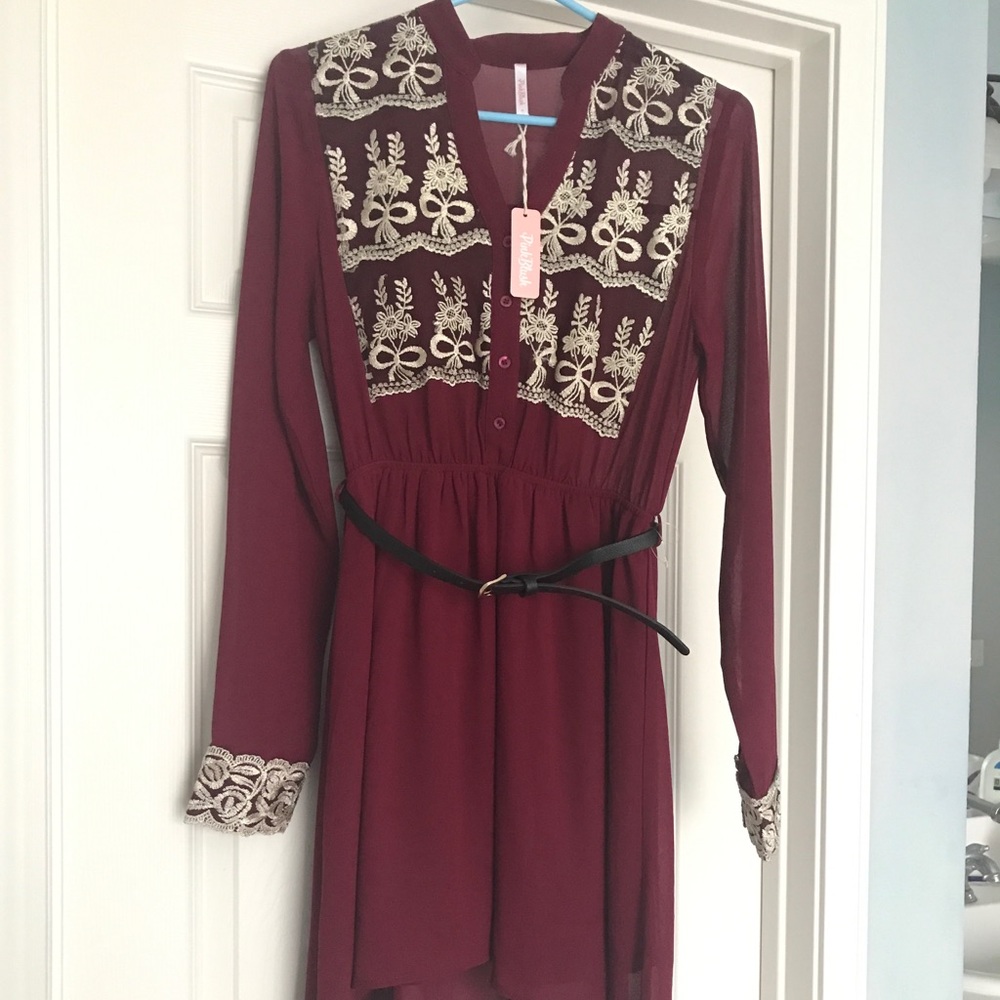 Pink Blush M red dress- brand new!